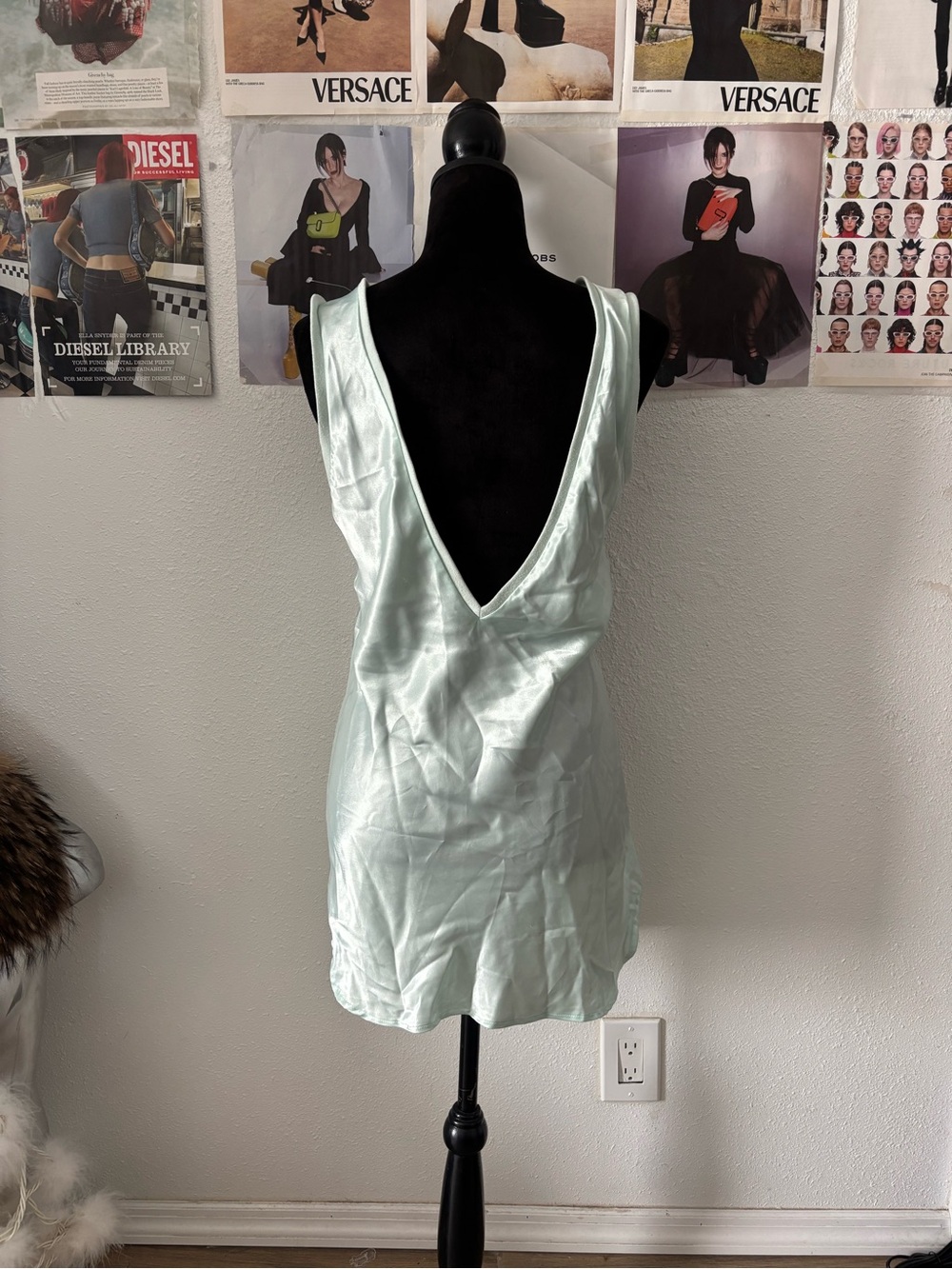 Jayre mini satin dress